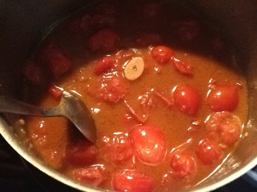 tomatsås med salsa xocolatl